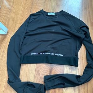 NEVER WORN Adika long sleeve crop top